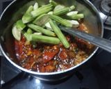 वांगे शेवग्याच्या शेंगाची भाजी (vange shevgyachya shengachi bhaji recipe in marathi) रेसिपी स्टेप 4 फोटो 
