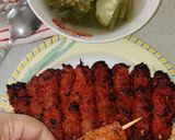 Foto langkah ke 6 dari resep Sate daging bumbu rujak.