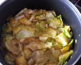Foto del paso 3 de la receta: Alubias con repollo y salchicha