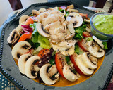 Foto del paso 1 de la receta: Ensalada de hojas mixtas con champiñones