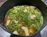 A picture of step 2 of Ugly Duckling Soup.