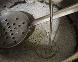 A picture of step 2 of Keemay Wala paratha.