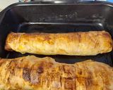 Kókuszos-csokis túrós rétes recept fázis 3 fotója