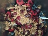 Salsa de cerezas y arándanos