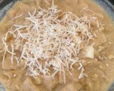 Foto langkah ke 3 dari resep Puding Roti Pisang Keju (panggang).