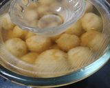 A picture of step 4 of Holi special Dahi Bhalle with Smokey effect.