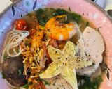 A picture of step 3 of Bún khế chả cá.