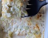 Une image de l'étape 3 de GRATIN DE RAVIOLES AUX POIREAUX,.