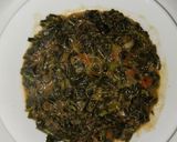A picture of step 2 of Creamedvegetable#coconut cream contest and #Author marathon.