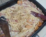 Foto langkah ke 5 dari resep Cream pasta with smoked beef.