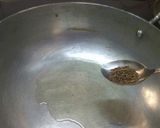 A picture of step 2 of Falahari aloo.