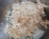 A picture of step 1 of Chicken mayo sandwich.