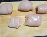 Foto del paso 1 de la receta: Rollitos de pollo con bacon