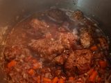 Carrilleras de Cerdo al Vino Tinto en Olla Exprés