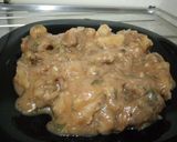 A picture of step 6 of Stewed Arrowroots, potatoes and matoke.