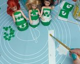 A picture of step 2 of Mini Readymade cupcakes fondant dolls 🇵🇰.