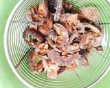 Hình bước làm 1 của món Lươn xào lăn(món chay)
