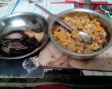 صورة لخطوة 3 من وصفة شكشوكة بيض بفلفل الوان وطماطم وبصل وكبدة وقلوب الفراخ 🍜🍱😋