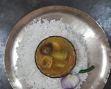 A picture of step 3 of বীরভূমের কচু বড়ীর টক.