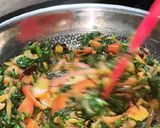 A picture of step 3 of "Bihari Palak Saag".