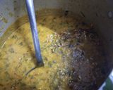 A picture of step 6 of Sai bhaji (Sindhi style dal Palak).