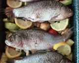 Pas rețetă Peste cu legume la cuptor🐟🍋🌶🥒🍄 2 fotografie
