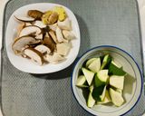彌生家清爽雙菇炒櫛瓜的食譜步驟2照片