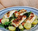 Foto del paso 11 de la receta: Ensalada templada de patata, judías y Halloumi