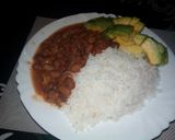 A picture of step 7 of White rice with yellow bean's #authors marathon.