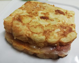 Foto del paso 2 de la receta: Tortilla de papas rellena de mojo picón y jamón