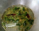 A picture of step 4 of Palak(Spinach leaves) Balls in Curd Gravy.