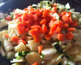 Foto del paso 2 de la receta: Tortilla y pastel de verduras, dos recetas en una