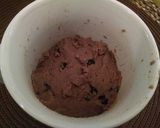 A picture of step 4 of Low-Carb Paleo Gluten-Free Chocolate Blueberry Cobbler.