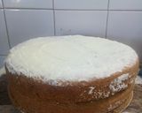 Foto del paso 7 de la receta: Torta postre de merenguitos con dulce de leche y chantilly 🍰