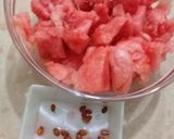 A picture of step 2 of Watermelon Juice.