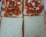 ઓનિયન ટોમેટો ટોસ્ટ (Onion Tomato Toast Recipe In Gujarati) રેસીપી સ્ટેપ2ફોટો