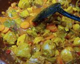 Foto del paso 6 de la receta: Arroz meloso de cerdo, mejillones y pollo