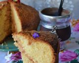 Foto del paso 5 de la receta: Budín de naranja con mermelada de frutilla🍓