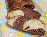 Húsvéti fonott kalács (tej és tojásmentes) recept fázis 7 fotója