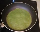 Hình bước làm 5 của món Matcha crepe cake😋 (Bánh matcha ngàn lớp)