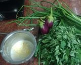 રીંગણ મેથી ની કઢી (Ringan Methi Kadhi Recipe In Gujarati) રેસીપી સ્ટેપ1ફોટો