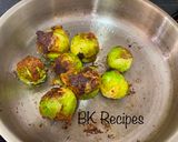 A picture of step 3 of Stuffed Brussels Sprouts Sabji.