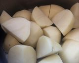 A picture of step 1 of Butternut, Bacon, Blue Cheese and Browned Butter Gnocchi.