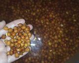 A picture of step 2 of Boiled n freezed black chickpeas.