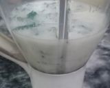 A picture of step 2 of Mint lassi 🌿🌿.