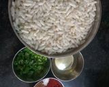 A picture of step 1 of Chatpata Mamra.