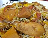 A picture of step 15 of Sindhi Biryani.