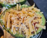 A picture of step 5 of Baked Avocado Eggs.