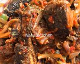 A picture of step 3 of Peppered fish 😋.