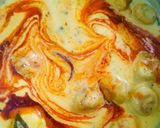 A picture of step 5 of Kadhi Badi.